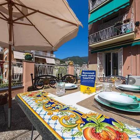Casaviva - Comfy Trilo With Terrace In Rapallo