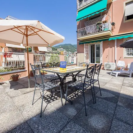 Casaviva - Comfy Trilo With Terrace In Rapallo